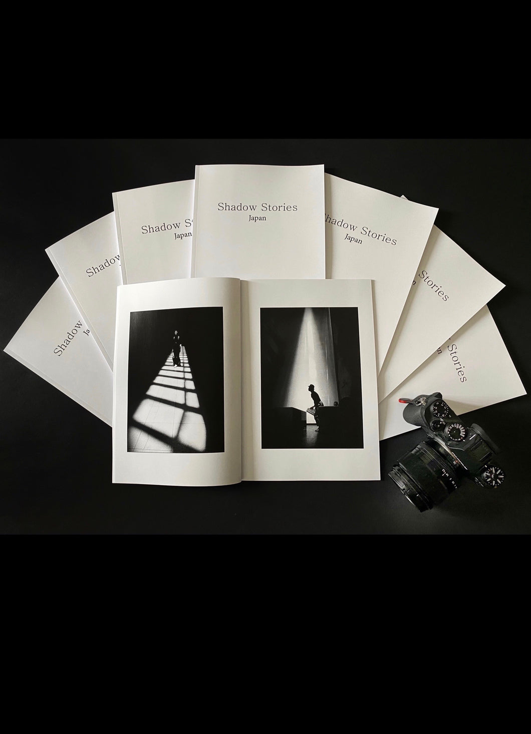 Features 40 pages of b&w images shot in Japan (signed zine)